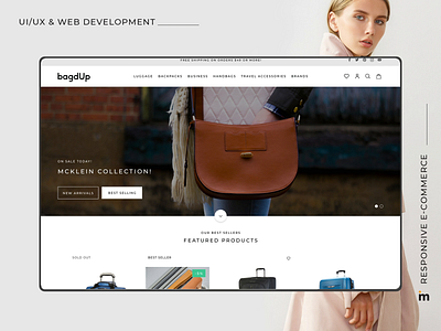 Bagdup ecommerce graphic design shopify ui design user experience