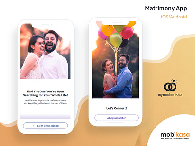 My Modern Rishta android app branding design iconography illustration ios app ios app design logo mobikasa mobile app typogaphy