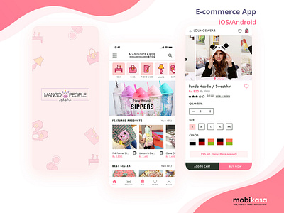 Mango People Shop android app design design illustration ios design mobikasa mobile app mobile app design shopify design typography