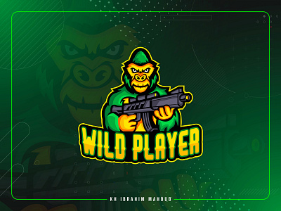 WILD PLAYER Esports Logo Design