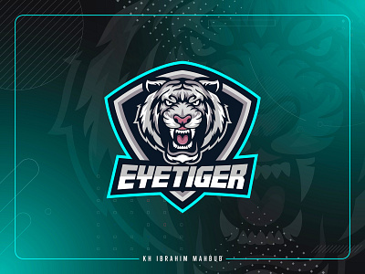 EYETIGER E-sports Mascot Logo design