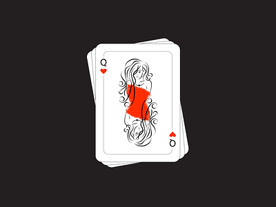 Not Your Regular Deck of Playing Cards dribbble weekly challenge dribbble weekly warm up illustration playing card