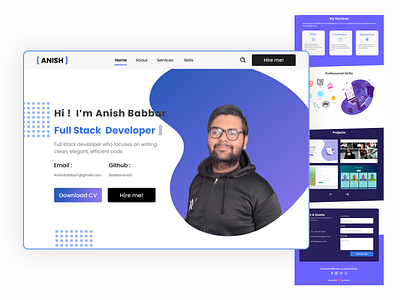 Anish Babbar's Portfolio Design