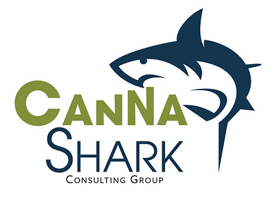 CannaShark Consulting, LLC Logo branding design identity illustration lettering logo minimal type typography vector