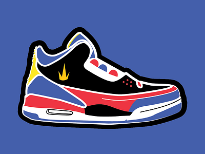 Nike Jordan III Disruption branding design illustration nike product vector