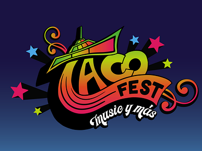 Taco Fest San Antonio 2020 adobe illustrator branding bright colors chicha design festival food festival illustration logo music festival procreate san antonio tacos vector