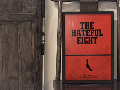 The Hateful Eight minimalist Poster minimalist movie poster poster design