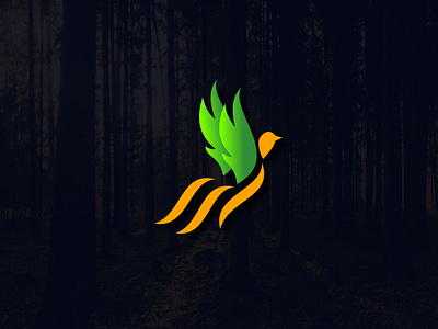 Logo concept - bird/parrot