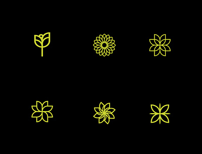 Flower marks branding flower marks graphic design illustrator logo logo mark logos vector