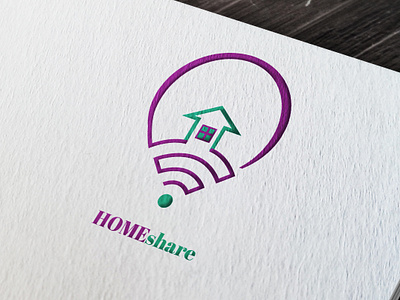 HOMEshare logo design
