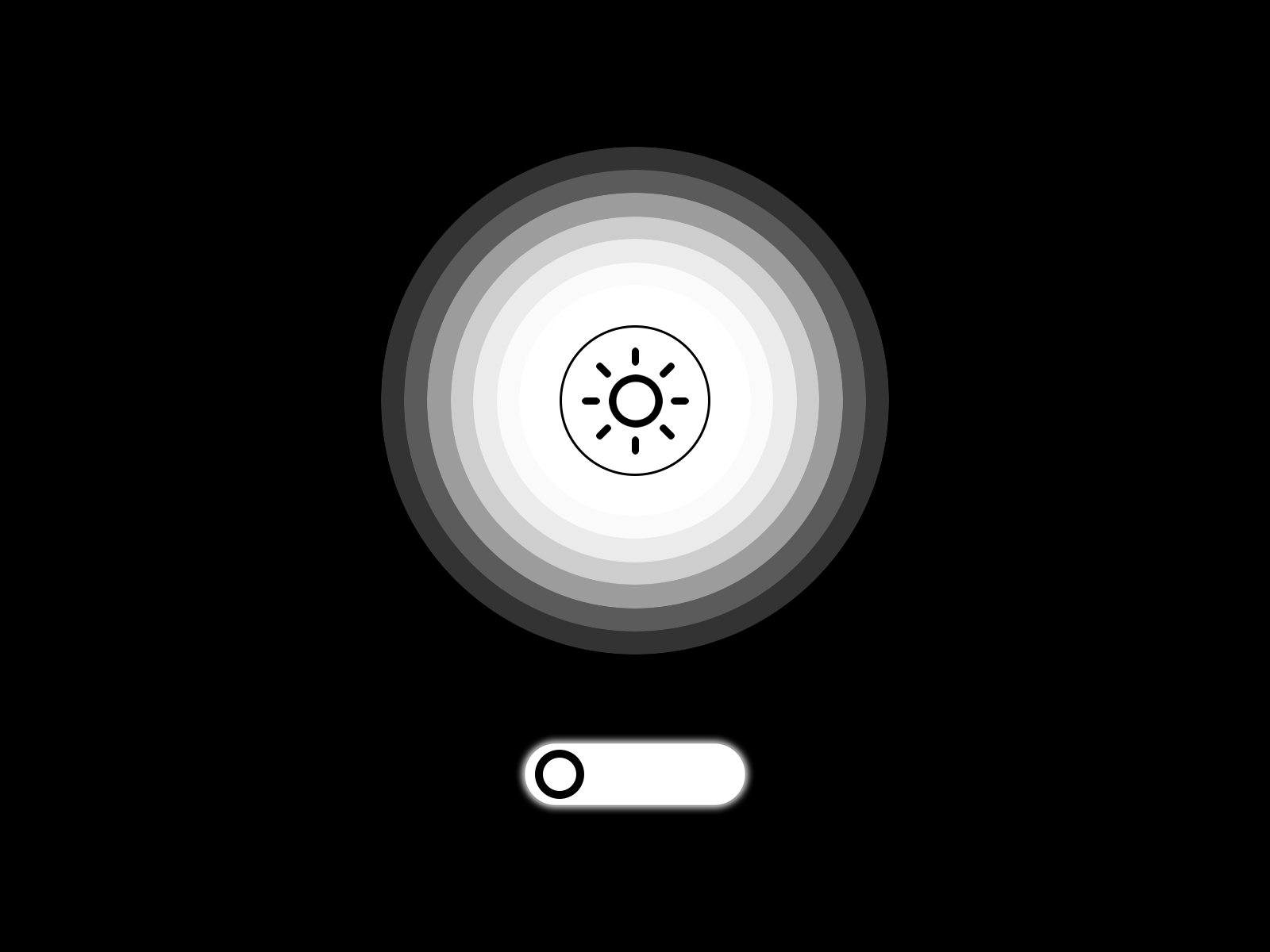 Daily UI :: 015 On/Off Switch 015 animation black dailyui dailyuichallenge daliyui 015 dark design designchallenge light moon onoff onoffswitch principle sun switch switch button ui015 uidesign white