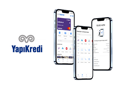 YapıKredi Bank - Mobile Application app appdesign application bank bank app branding design graphic design homepage logo mobile mobileapp payment ui uidesign uiux ux uxdesign yapikredi yapikrediapp