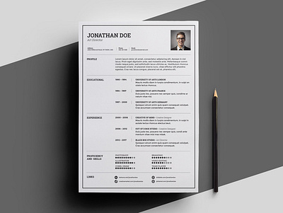 Free Light Resume Template with Infographic Style curriculum vitae cv cv template design free free cv template free resume template freebie freebies resume