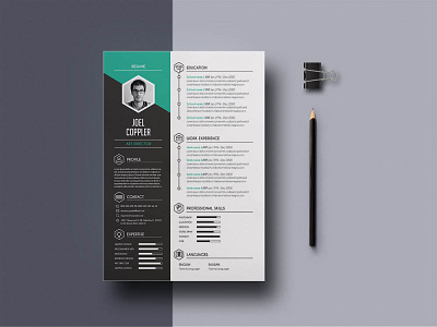 Free Modern CV/Resume Template