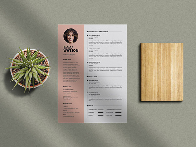 Free Minimal Creative Resume Template