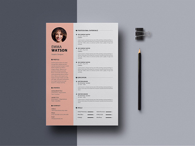 Free Minimalist Resume Template