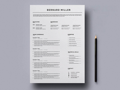 Free General Word Resume Template