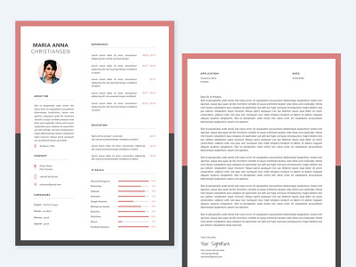 Free Sketch Resume Template + Cover Letter