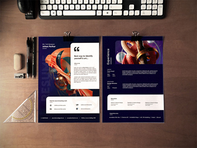 Free Artist Designer Resume Template