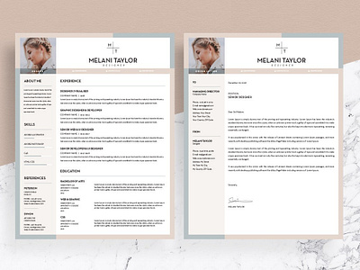 Free Feminine Resume Template branding cover letter curriculum vitae cv cv template design feminine free free cv template free feminine resume template free resume template freebie freebies lady resume women