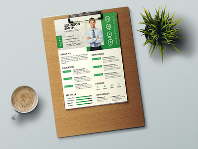 Free Green Resume Template branding curriculum vitae cv cv template design free free cv template free green resume template free resume template freebie freebies resume