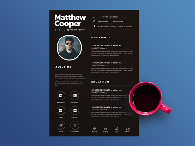 Free A4 CV/Resume Template