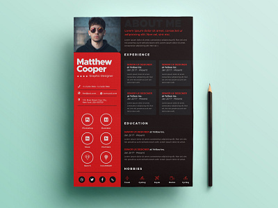 Free Creative Curriculum Vitae Template