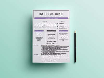 Free Teacher Resume Template