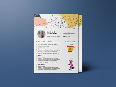 Free Trendy Indesign Resume Template curriculum vitae cv cv template free cv template free resume template freebie freebies resume