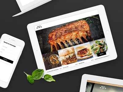 Phil's BBQ - California Restaurant - Design Concept bbq branding concept design interface mobile sketch ui web