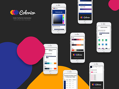 Colorizr - Color Scheme Generator - App Design