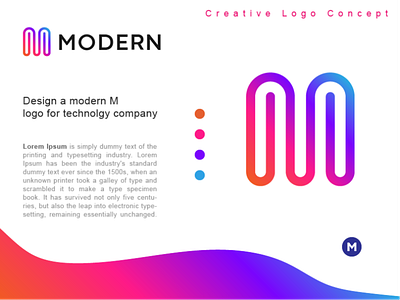 M Logo colorful logo combination logo creative logo concept graphic design illustration line art m m logo minimal m logo modern m logo