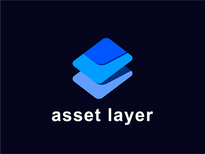 Asset Layer Logo 3d logo asset layer logo colorful logo graphic design illustration layer logo