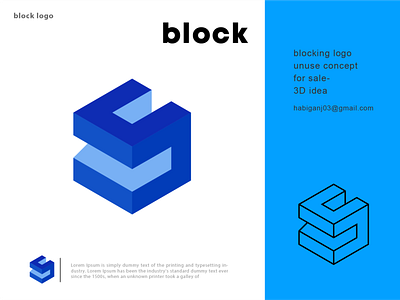 Block Logo 3d 3d block logo 3d logo 3d logo concept block and logo block icon block logo block symbol blockbuster logo blockchain logo blue block logo branding creative 3d logo crypto logo cryptocurrency logo logo design