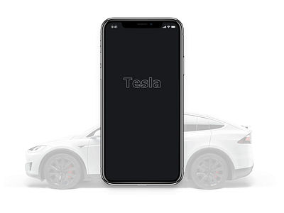 Tesla ae after effects auto black electric electric car mobile mobile app start tesla