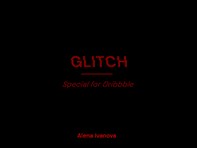 Glitch ae after effects animation glitch motion