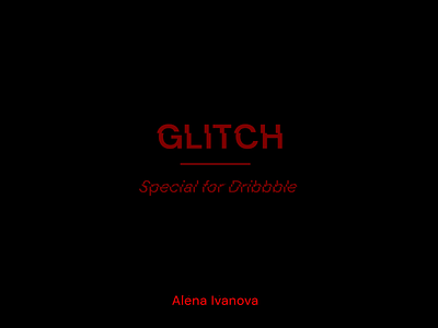 Glitch ae after effects animation glitch motion