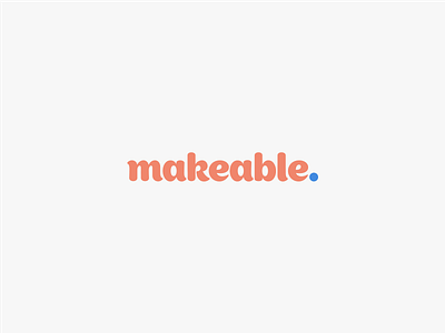 Makeable custom lettering logo