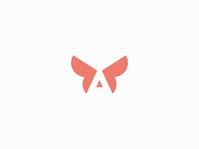 Alchemist butterfly geometric logo minimal modern