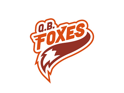 Quick Brown Foxes baseball branding foxes logo quick brown foxes retro sport sports logo