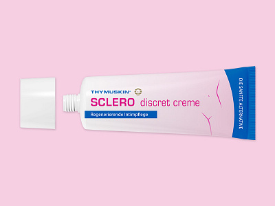 Sclero discret - Package Design care feminine health intimate care medical package packaging packaging design tube
