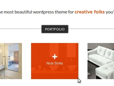 Hover Effect for Portfolio clean design minimal portfolio web web design website