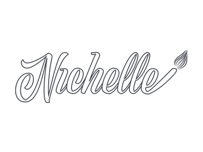Nichelle Design's Animated Logo animated gif animated logo branding design illustration logo
