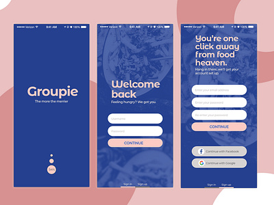 Daily UI 001_Sign in form_Groupie