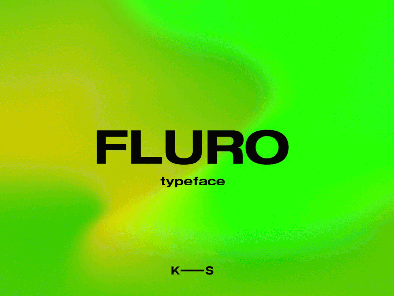 FLURO Typeface fluro font fontself graphic design hybrid illustrator lettering type design typeface typeface design typography vector