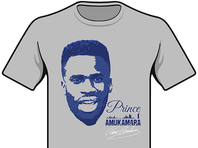 Prince Amukamara T Shirt Design graphic design new york new york giants prince amukamara t shirt design typography vector art