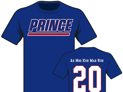 Prince Amukamara T Shirt Design graphic design new york giants prince amukamara t shirt design typography vector
