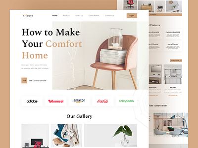 InHouse - Furniture Web Design design ui uidesign uiux ux uxdesign website design
