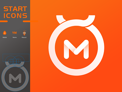 YM/Start ICON logo ui