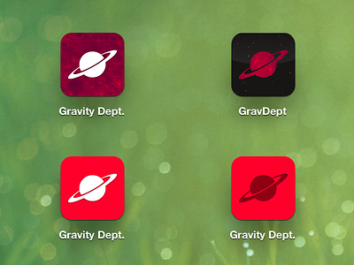 GravDept iOS Icons gravity department icon ios